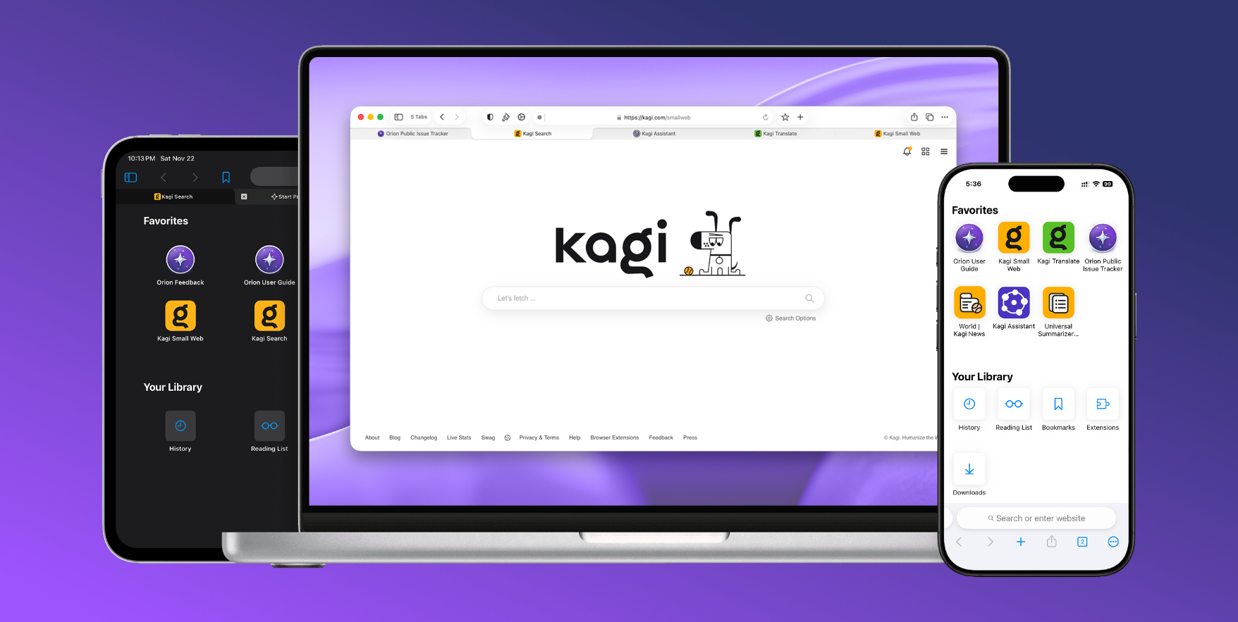 Orion updates across platforms
