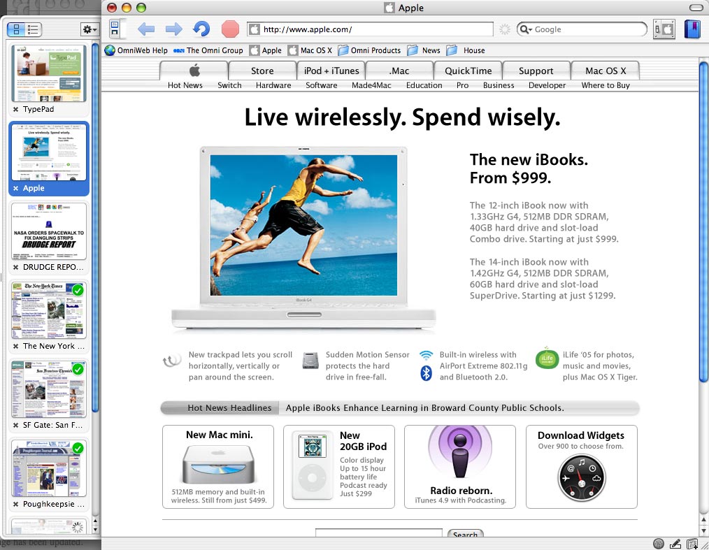 omniweb vertical tabs